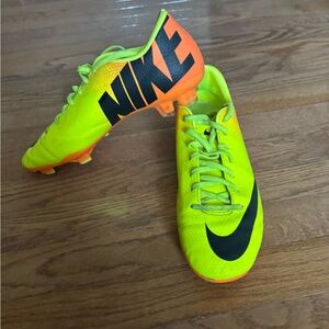 Nike Bright Yellow Soccer Shoes